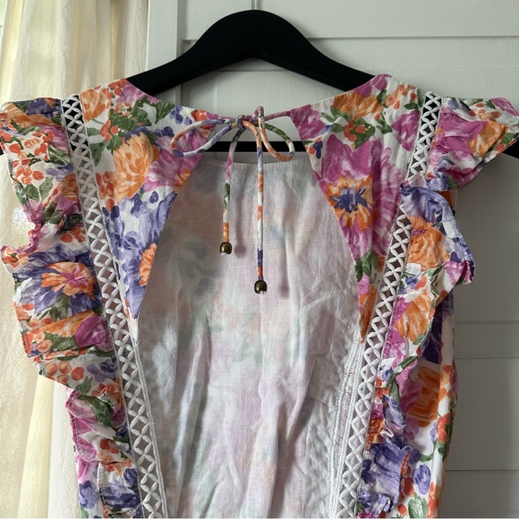 Floral Ruffle Mini Dress - Picture 11 of 11